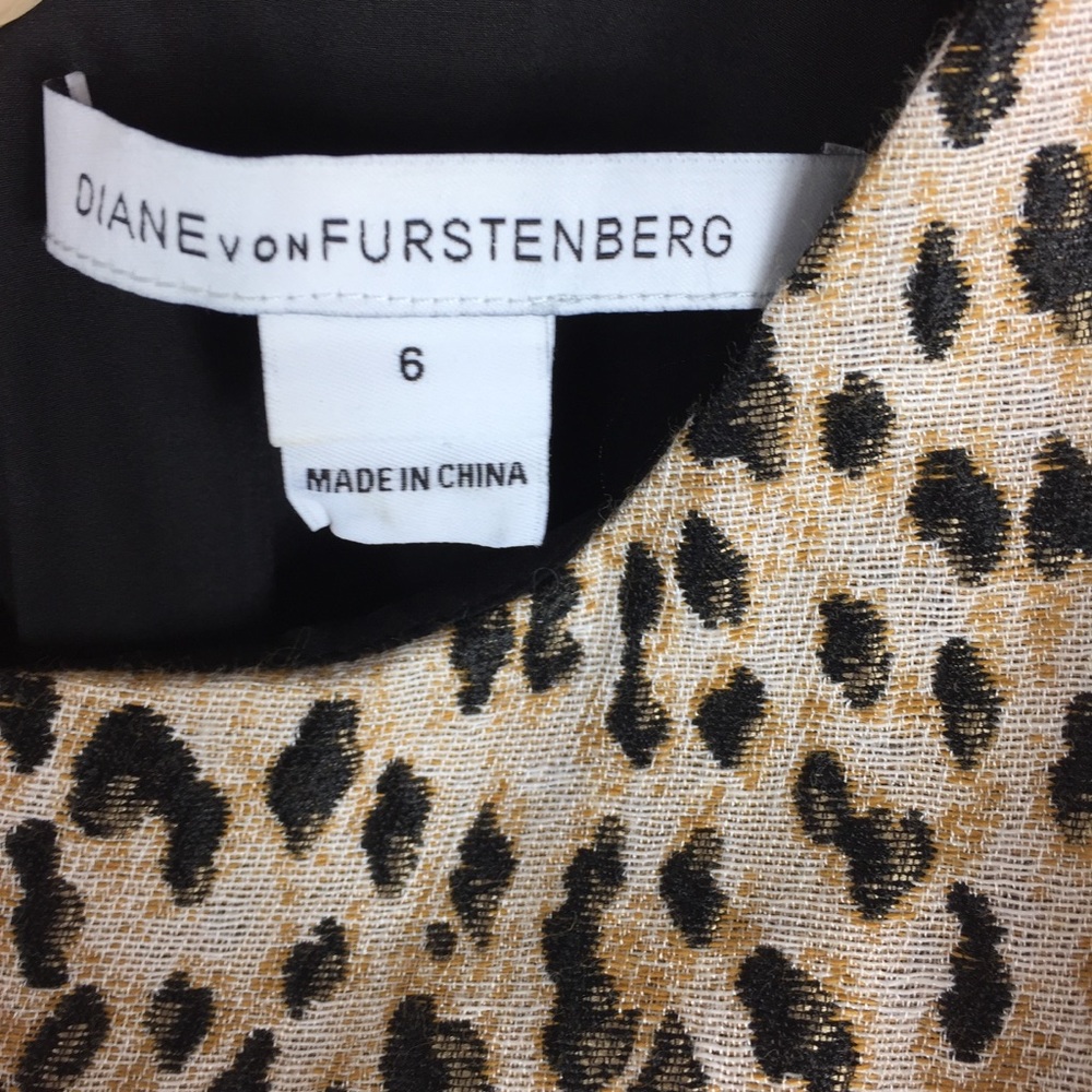 Diane Von Furstenberg Leopard Print Arianna Dress - Picture 4 of 7